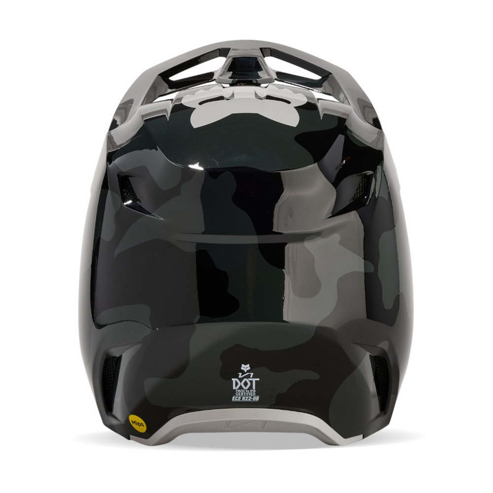 FOX YOUTH V3 SPIRE HELMET Motocross Helm für Kinder Schwarz Camo