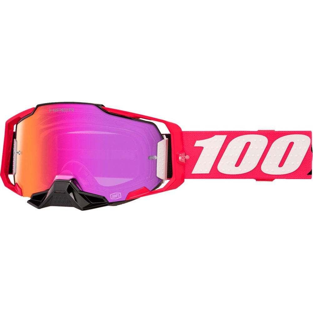 100% Armega Brille HiPER Kloug verspiegelt rot