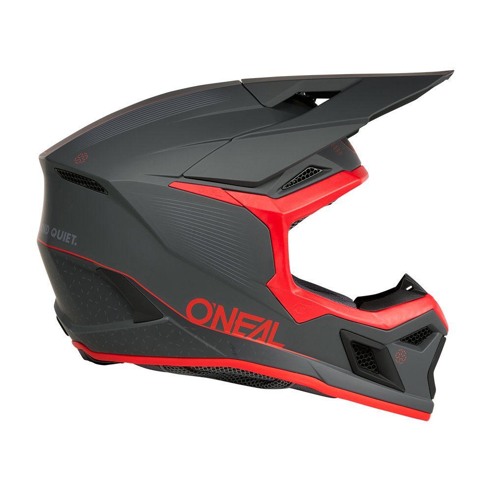 ONEAL 3SRS Motocross Helm E-Stroke grau/rot