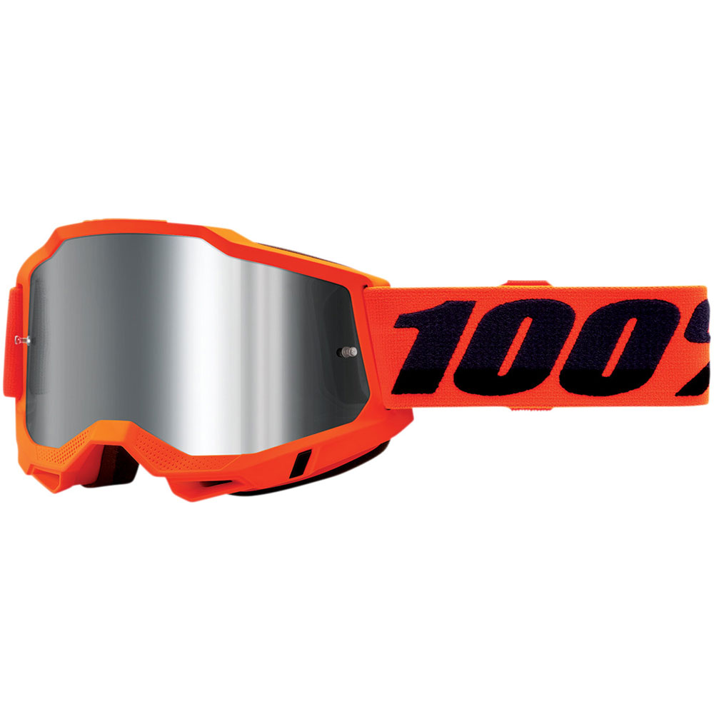 100% Accuri 2 MX MTB Brille orange silber verspiegelt