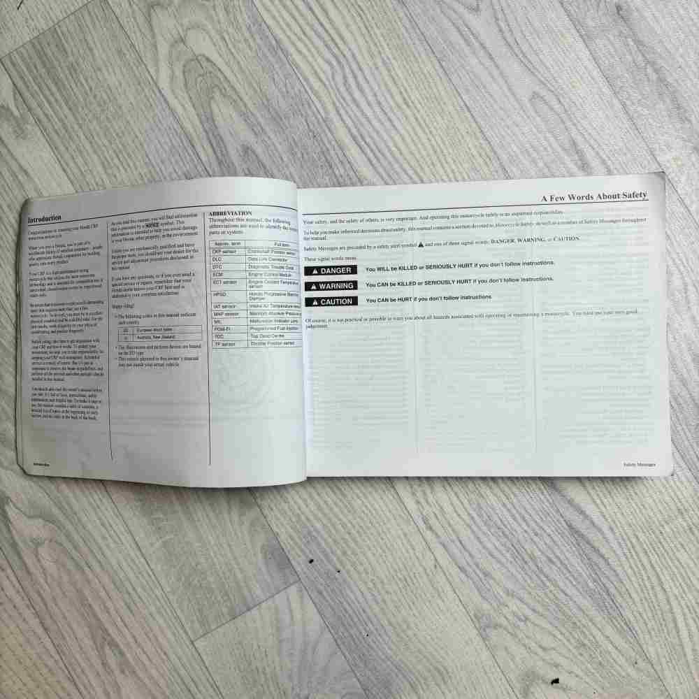 HONDA CRF 250 R 2014 3RKRN670 00X3R-KRN-6700 Motorrad-Handbuch gebraucht