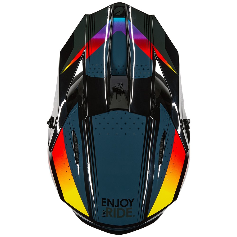 ONEAL 1SRS Motocross Helm RC schwarz/multi