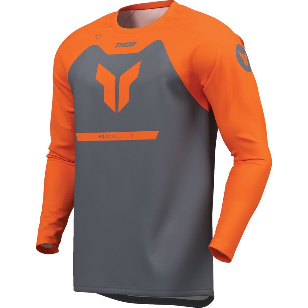 THOR Ridemode Menace Youth Kinder Jersey grau
