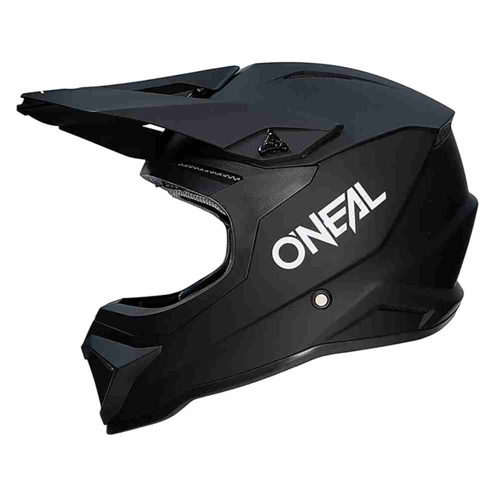 ONEAL 1SRS Youth Solid Kinder Motocross Helm schwarz