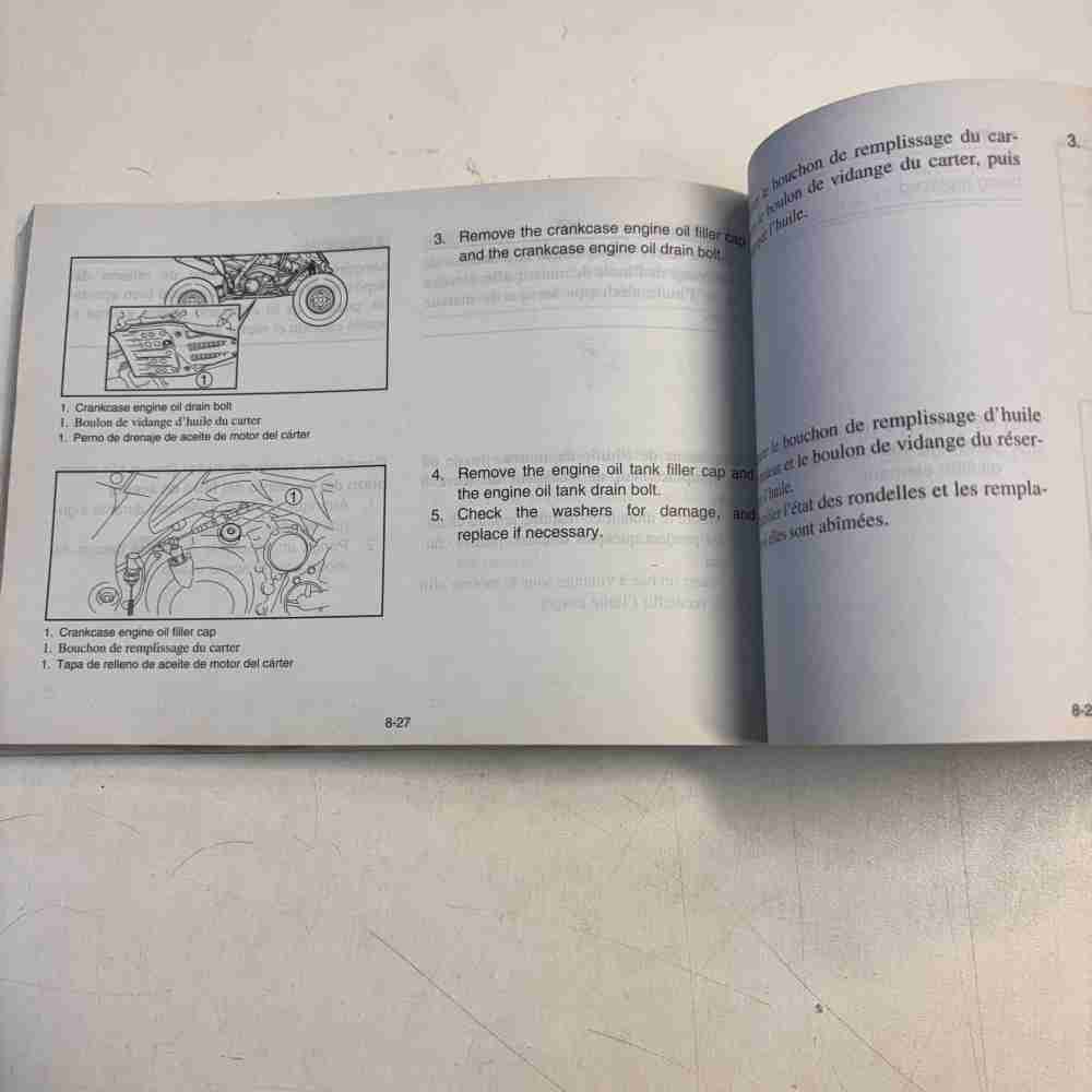 YAMAHA YFM700RV 2006 OEM 1S3-28199-60 Original Motorrad Handbuch gebraucht
