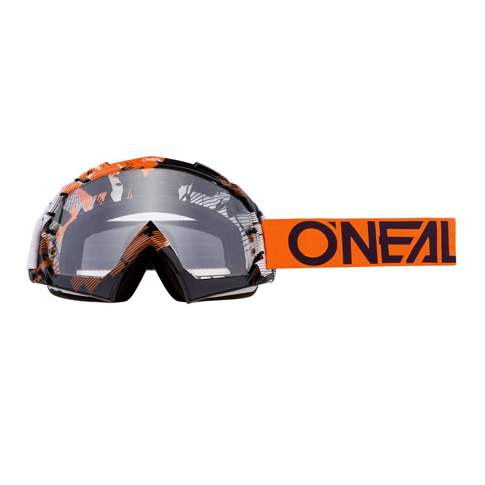 ONEAL B-10 Solid MX MTB Brille orange weiss