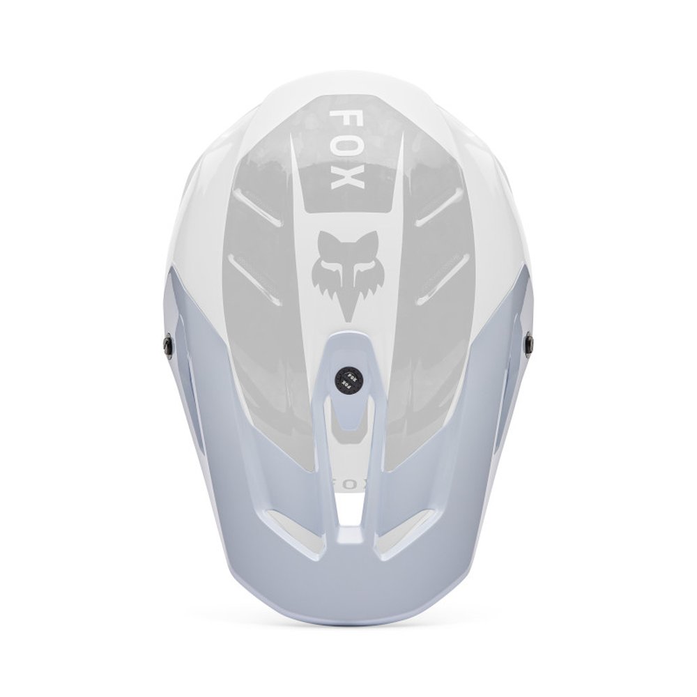 FOX V3 RS HELMET Helmschirm - FRACTURE Weiss