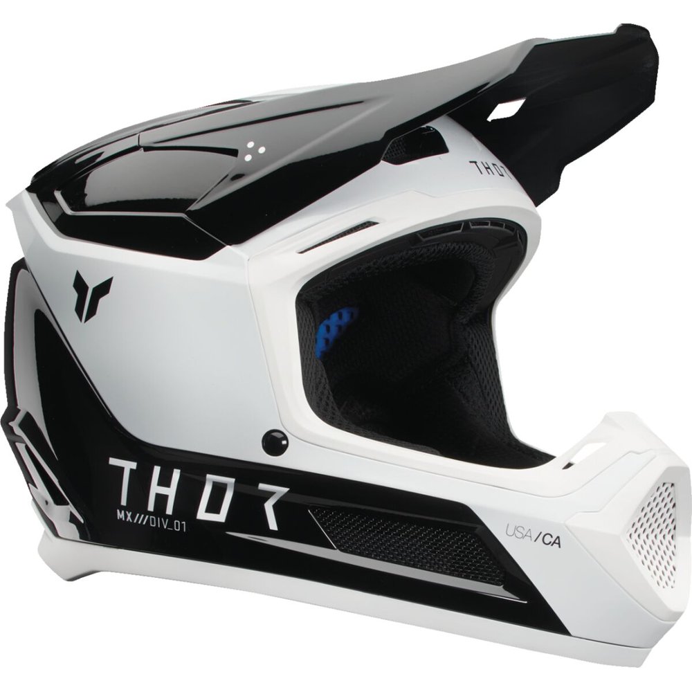 THOR Fleet Kinder Motocross Helm Storm schwarz weiss