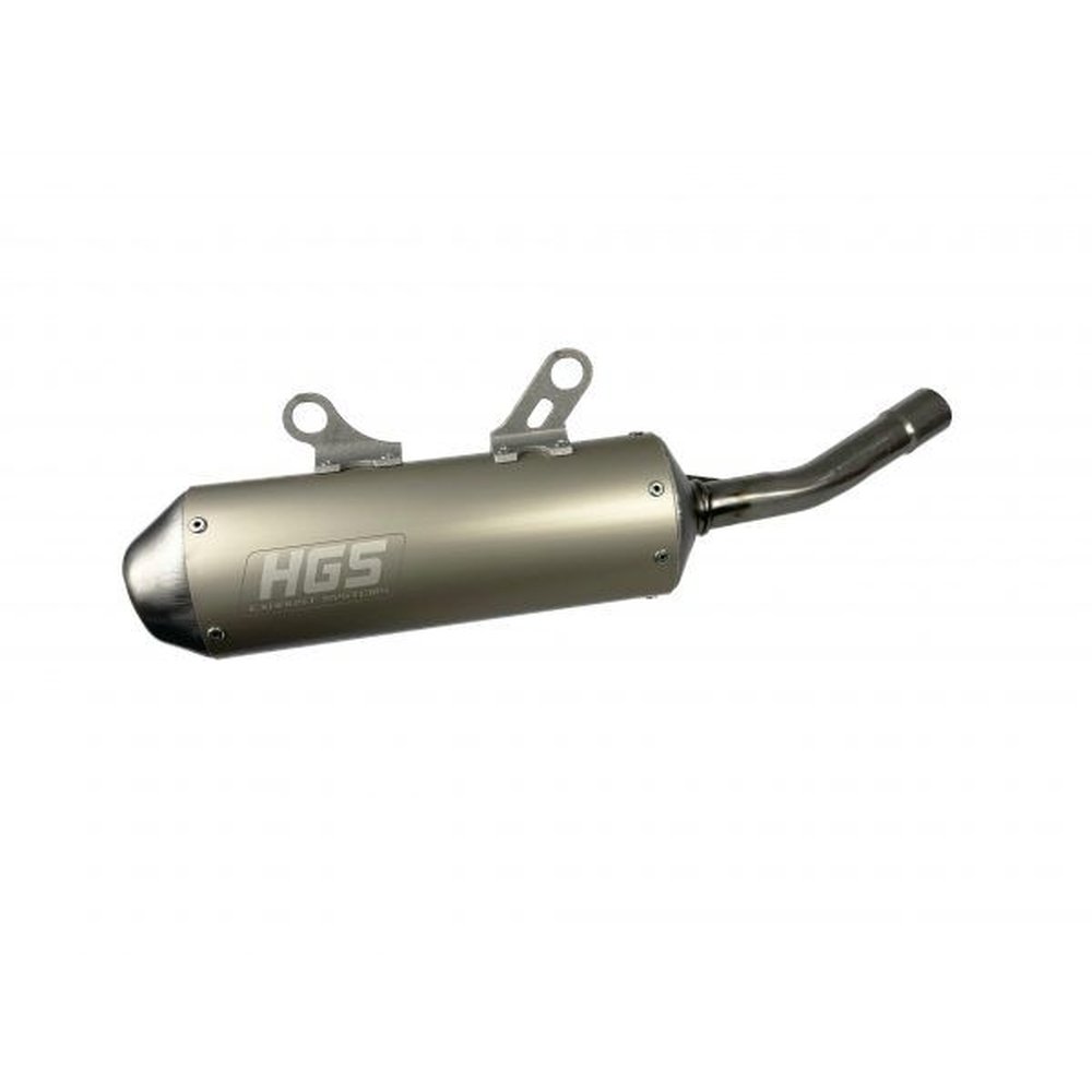 HGS YT-202-SSG Slip-On Endschalldämpfer oval passend für Yahama YZ 250 02-25