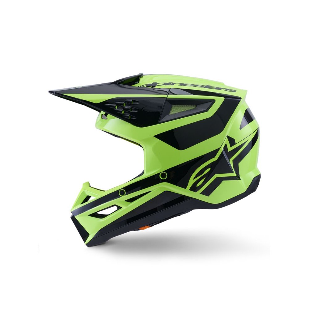 ALPINESTARS Supertech M3 Heat Motocross Helm gelb/schwarz