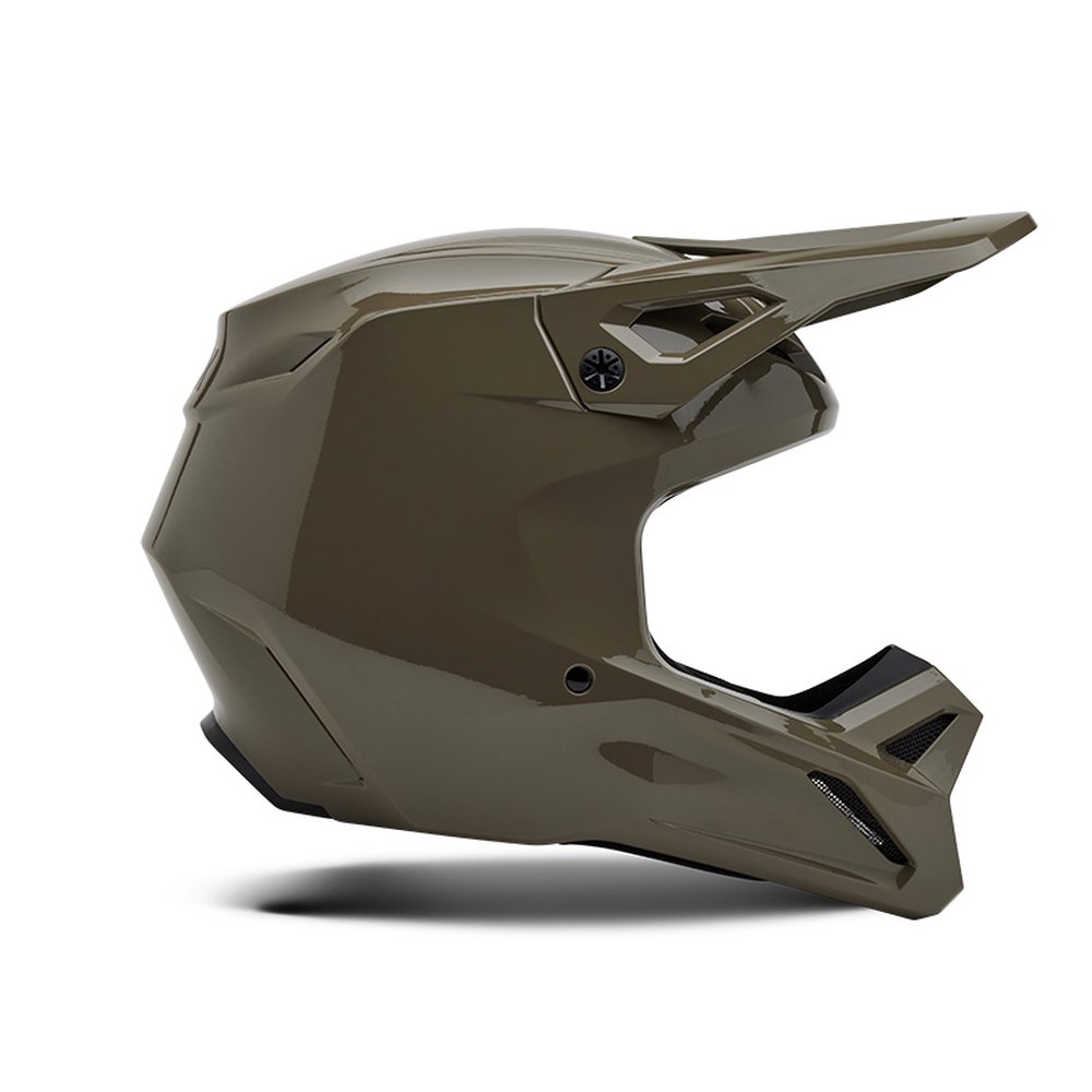 FOX V1 SOLID Motocross Helm Ash