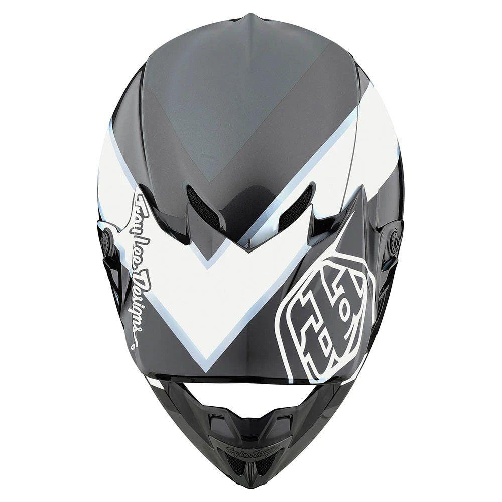 TROY LEE DESIGNS SE4 Beta Motocross Helm weiss grau