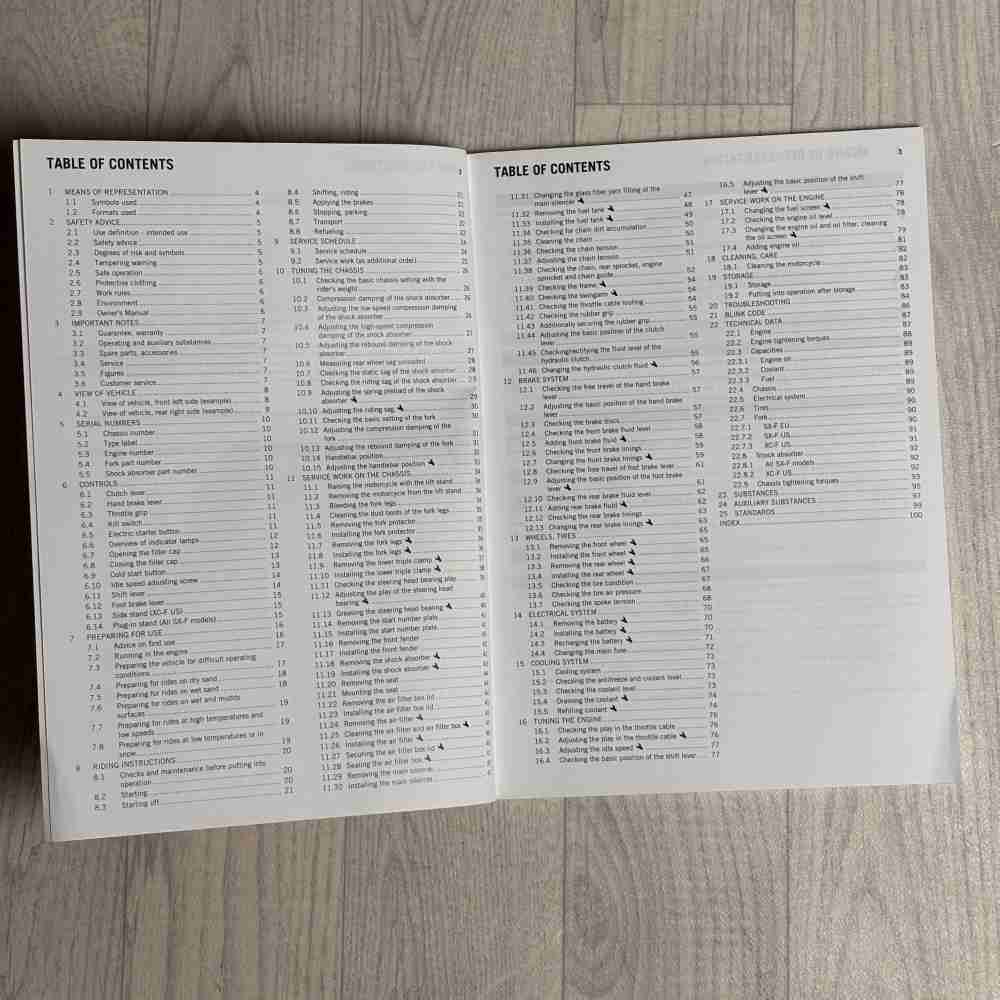 KTM 250 SX-F 2015 3213174EN Motorrad-Handbuch gebraucht
