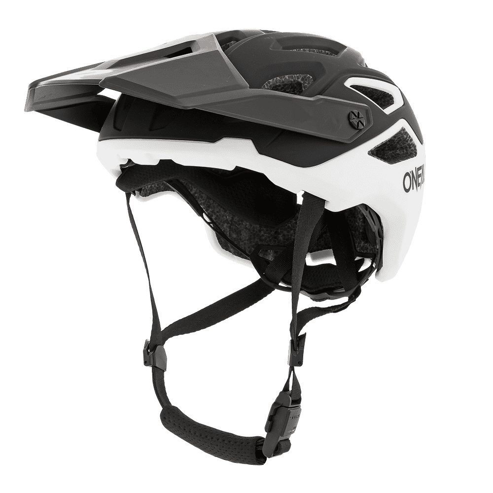 ONEAL Pike Solid MTB Helm schwarz weiss