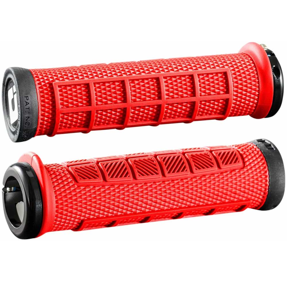 ODI Elite Motion Lock-On MTB Griffe rot schwarz