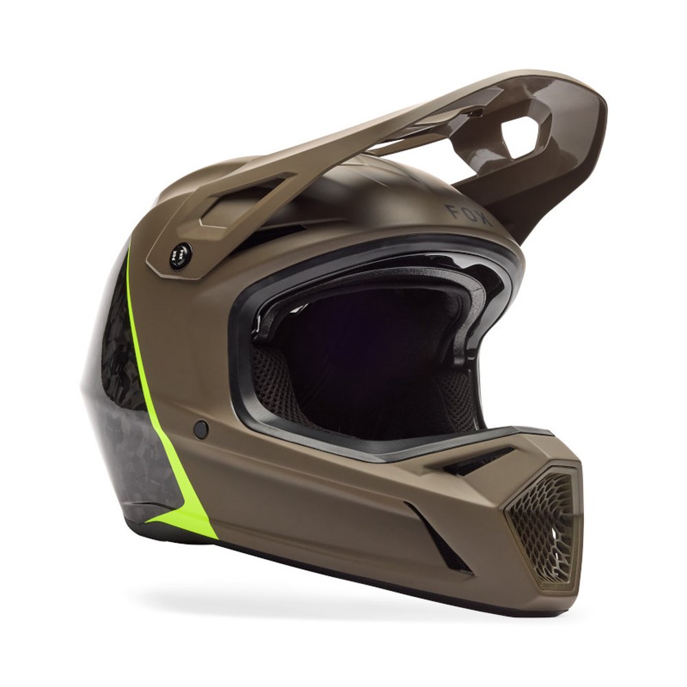 FOX RAMPAGE RS SPLICE, CE/CPSC Fullface MTB Helm Military
