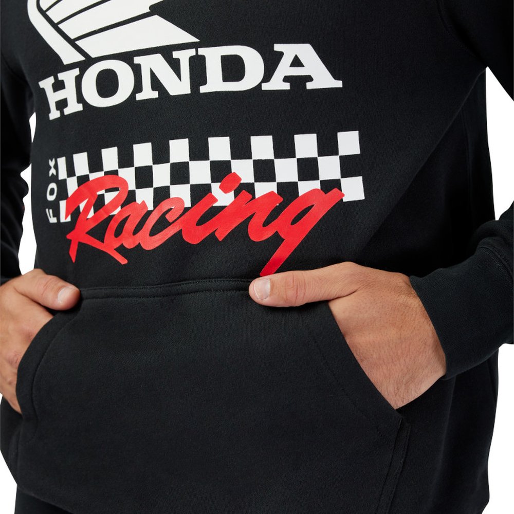 FOX HONDA FLEECE PO Hoodie Kapuzen Pullover Black