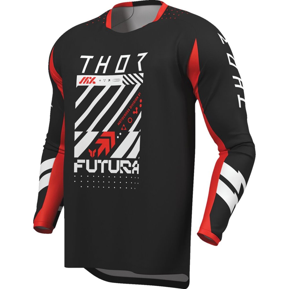 THOR Launchmode Futura Jersey schwarz/rot