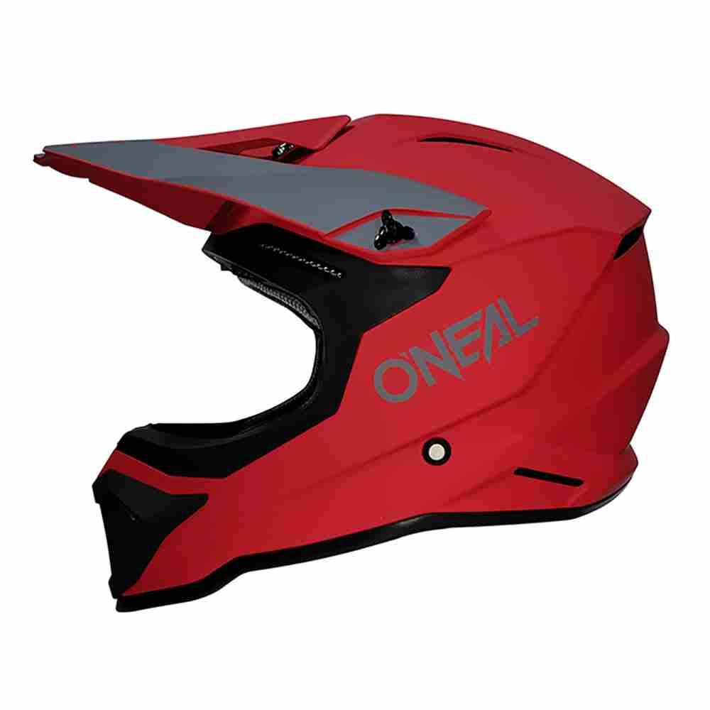 ONEAL 1SRS Solid Motocross Helm rot
