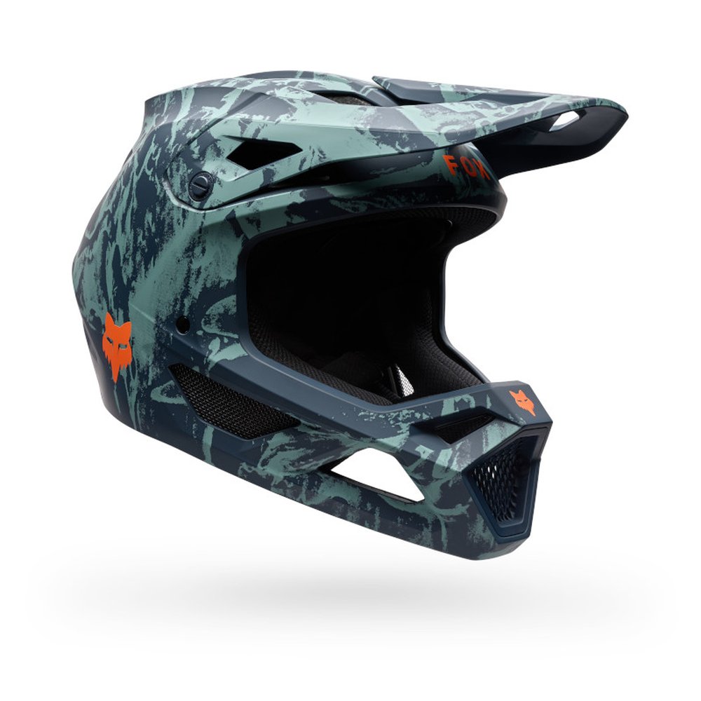 FOX YOUTH RAMPAGE IMAGE PRINT CPSC/CE Fullface MTB Helm für Kinder Dark Blau