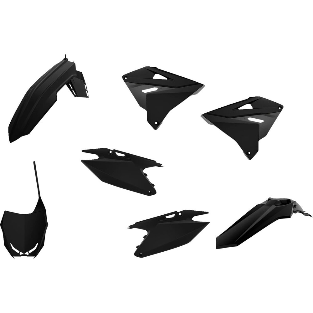 POLISPORT Komplettes Karosserie-Verkleidungs-Kit restyle Suzuki RM blau