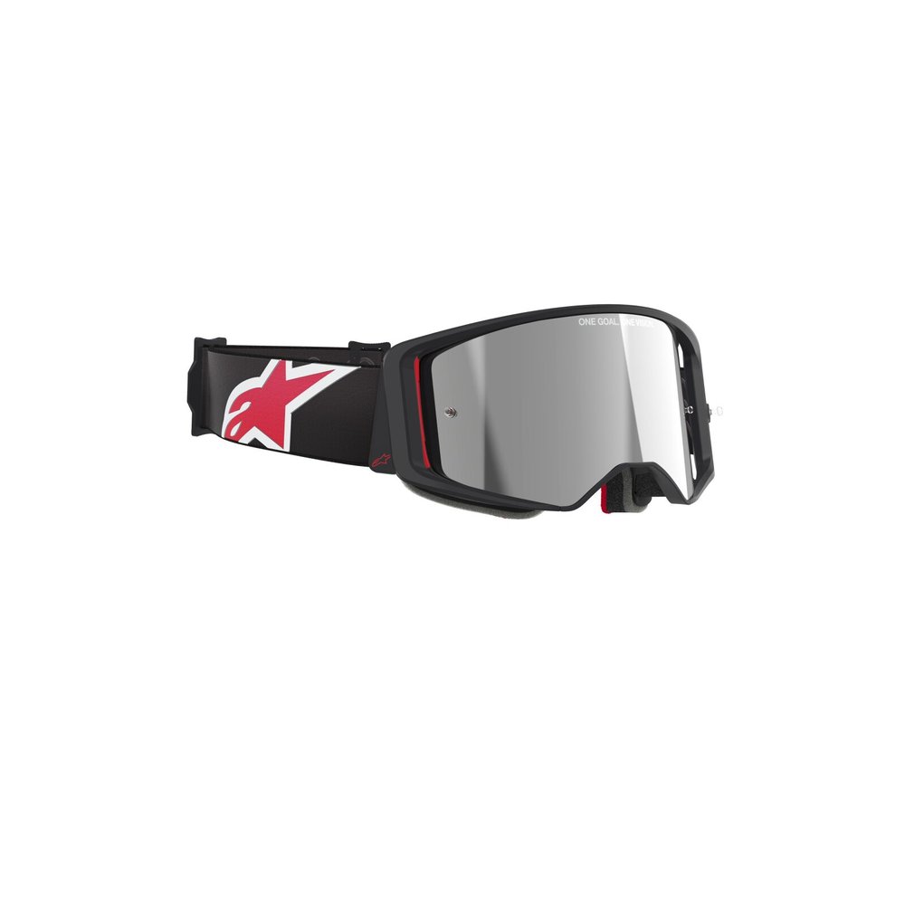 ALPINESTARS Supertech Corp Absolute Vision Brille schwarz rot rot verspiegelt