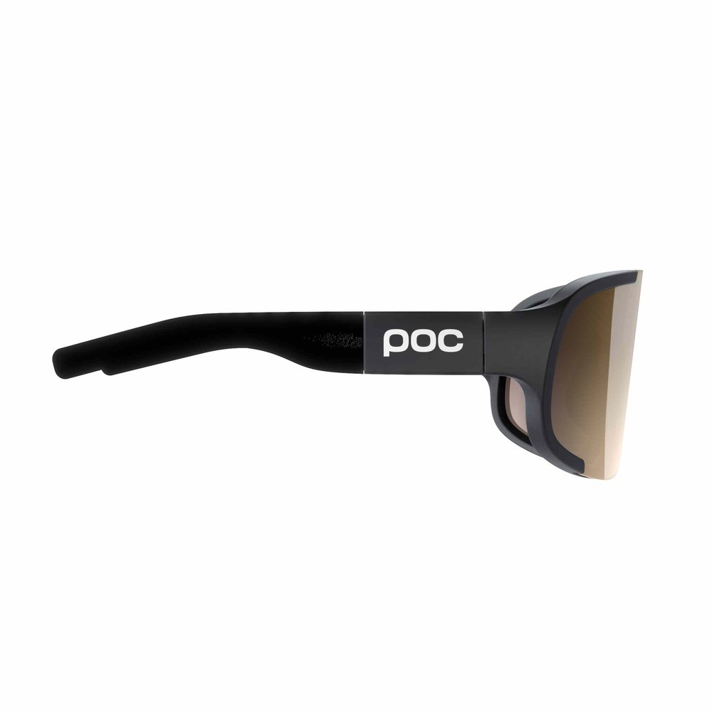 POC Aspire Mid Gravel Brille Uranium Black/Clarity Trail/Partly Sunny Silver