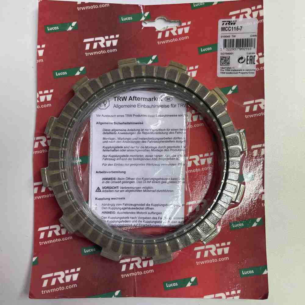 TRW Lucas Kupplungsstahlscheiben-Kit passend für Honda CRF450