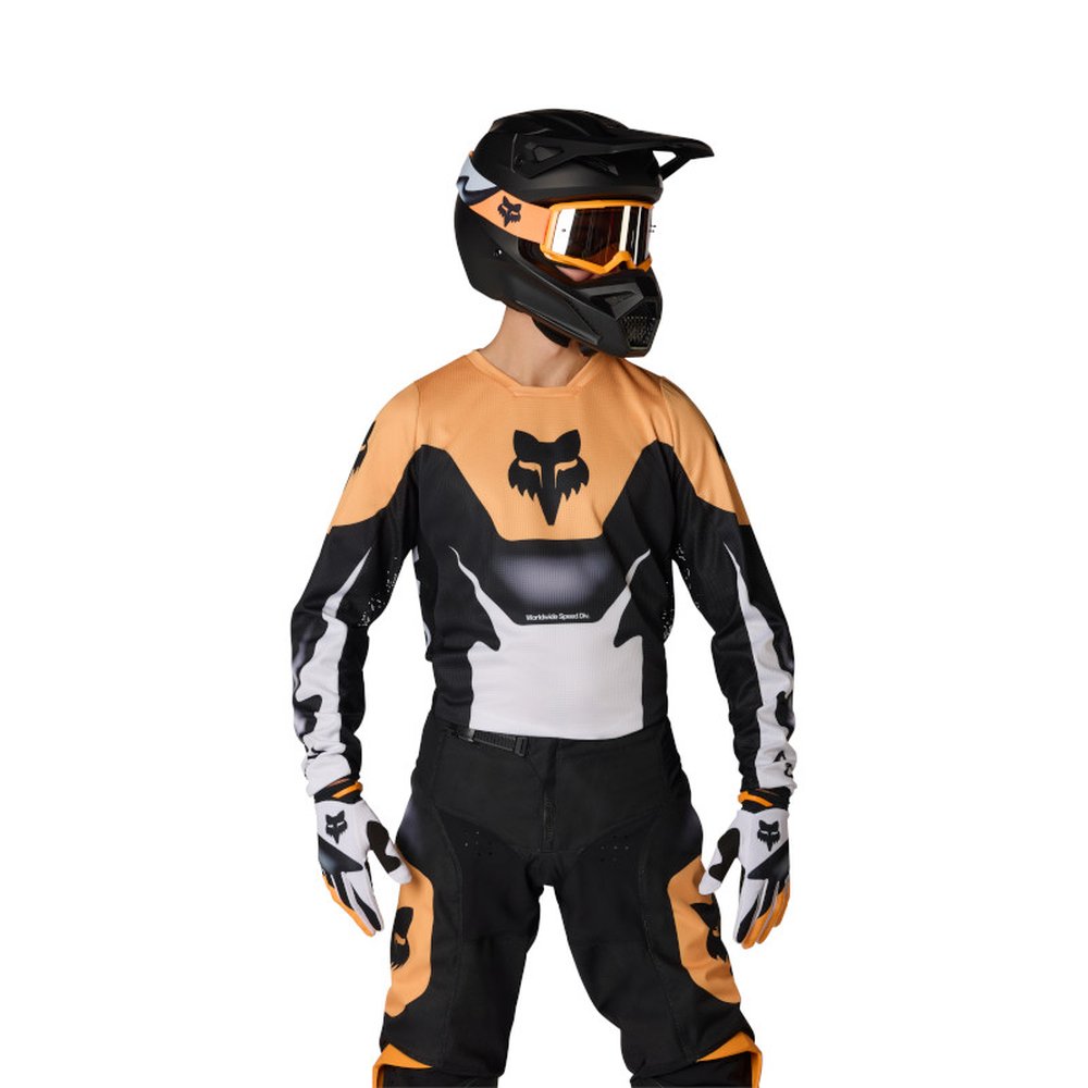 FOX 180 NOBLE JERSEY schwarz/weiss