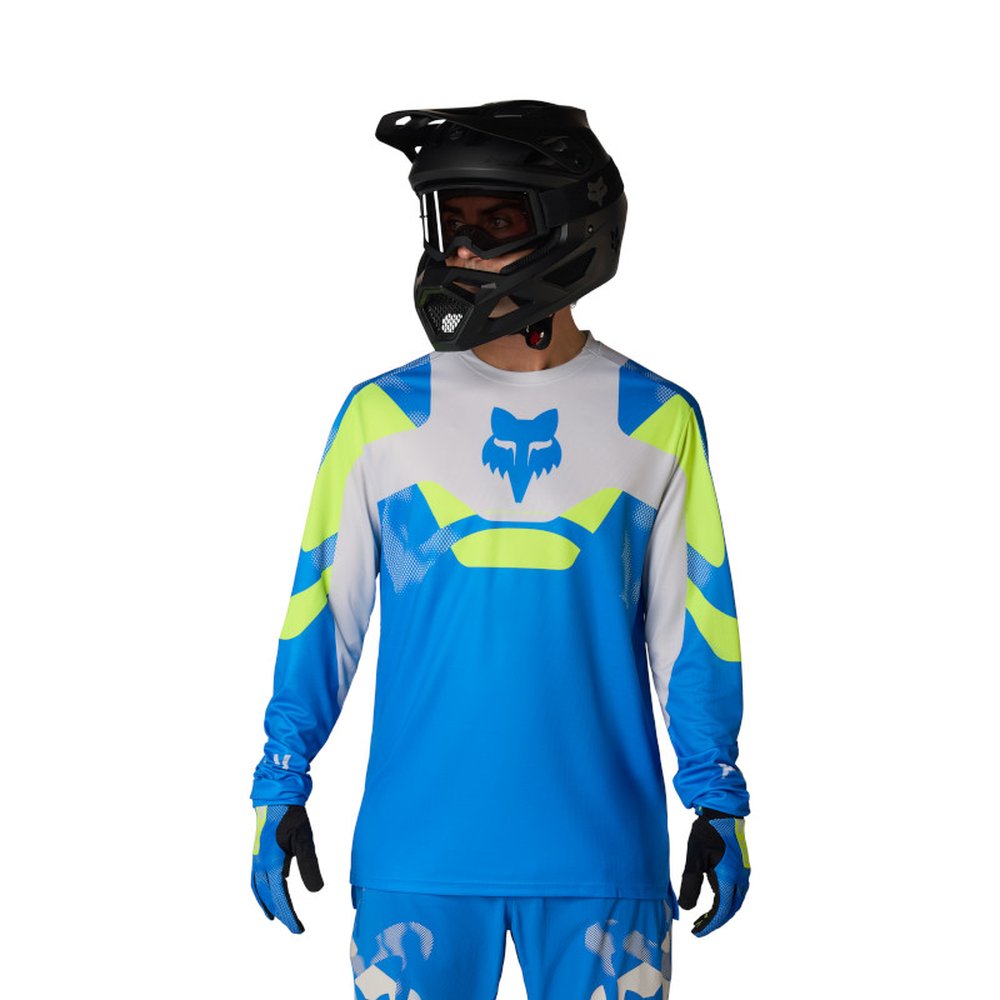 FOX RANGER LS JERSEY TACTILE langärmlig Blau Jewel