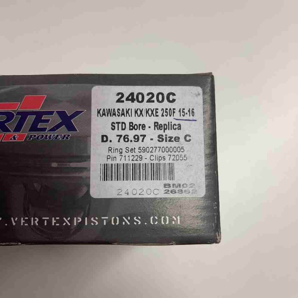 VERTEX 24020C Kolbensatz passend für Kawasaki KX250F 15-16 76,97mm Size C VERTEX 24020C Kolbensatz passend für Kawasaki KX250F 15-16 76,97mm Size C