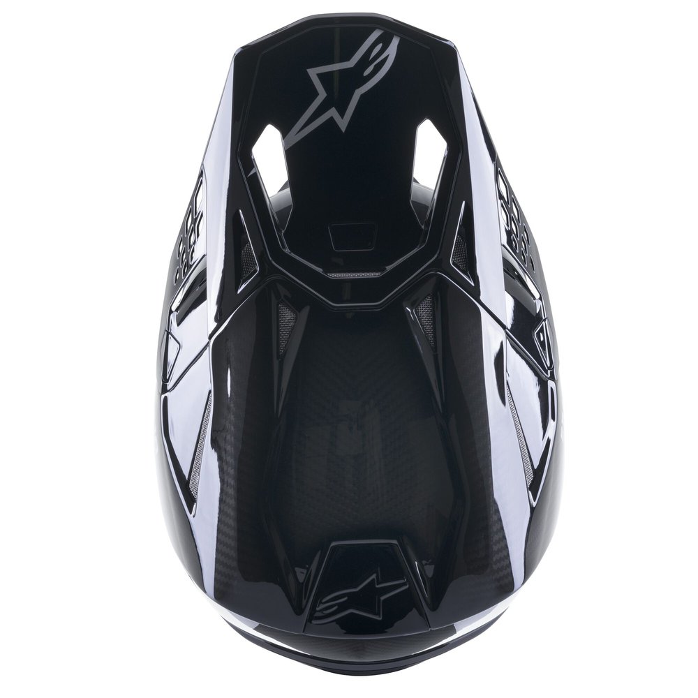 ALPINESTARS Supertech M10 Solid Carbon Motocross Helm schwarz