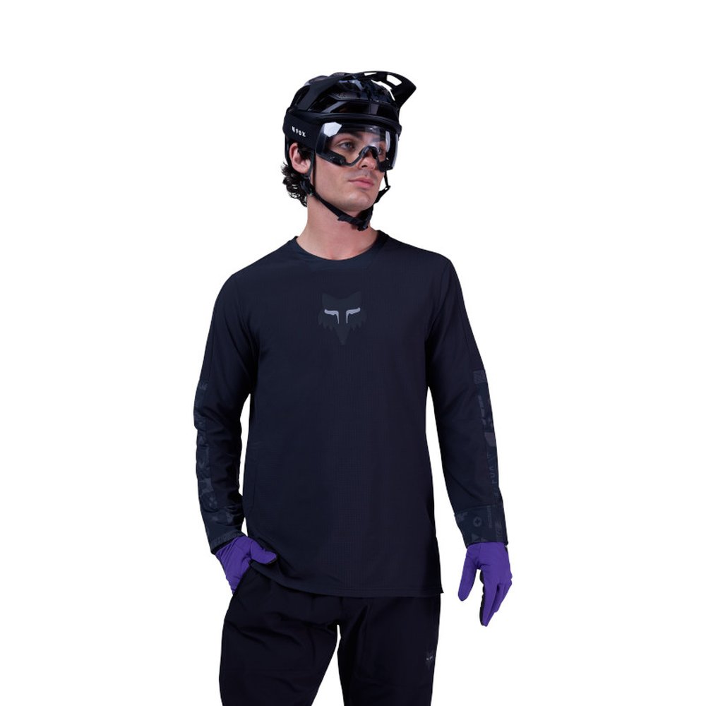 FOX DEFEND THERMAL JERSEY LUNAR SE Schwarz