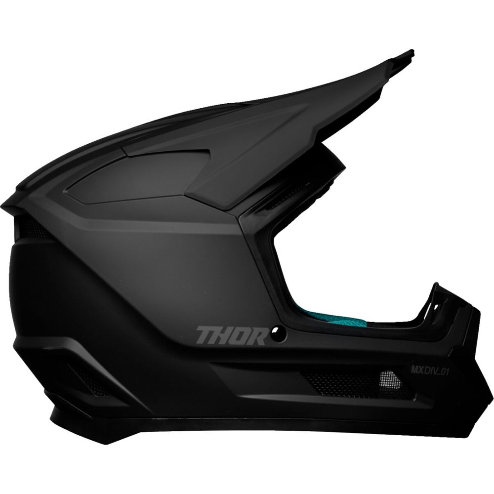 THOR Fleet Kinder Motocross Helm Blackout schwarz
