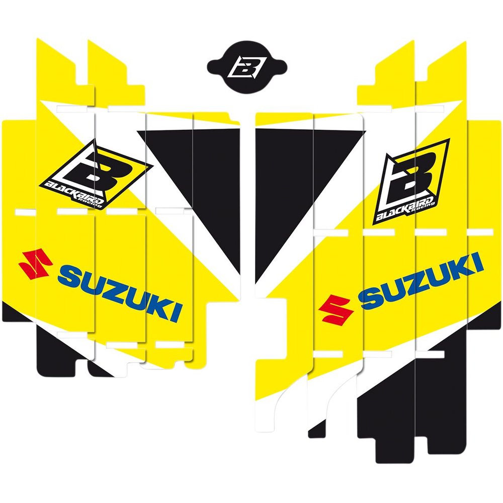 BLACKBIRD RACING Replica Kühlerschutz-Dekorsatz DR4 RMZ450 18