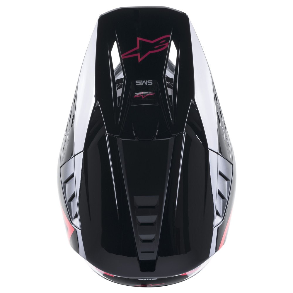ALPINESTARS Supertech M5 Comps Motocross Helm schwarz pink