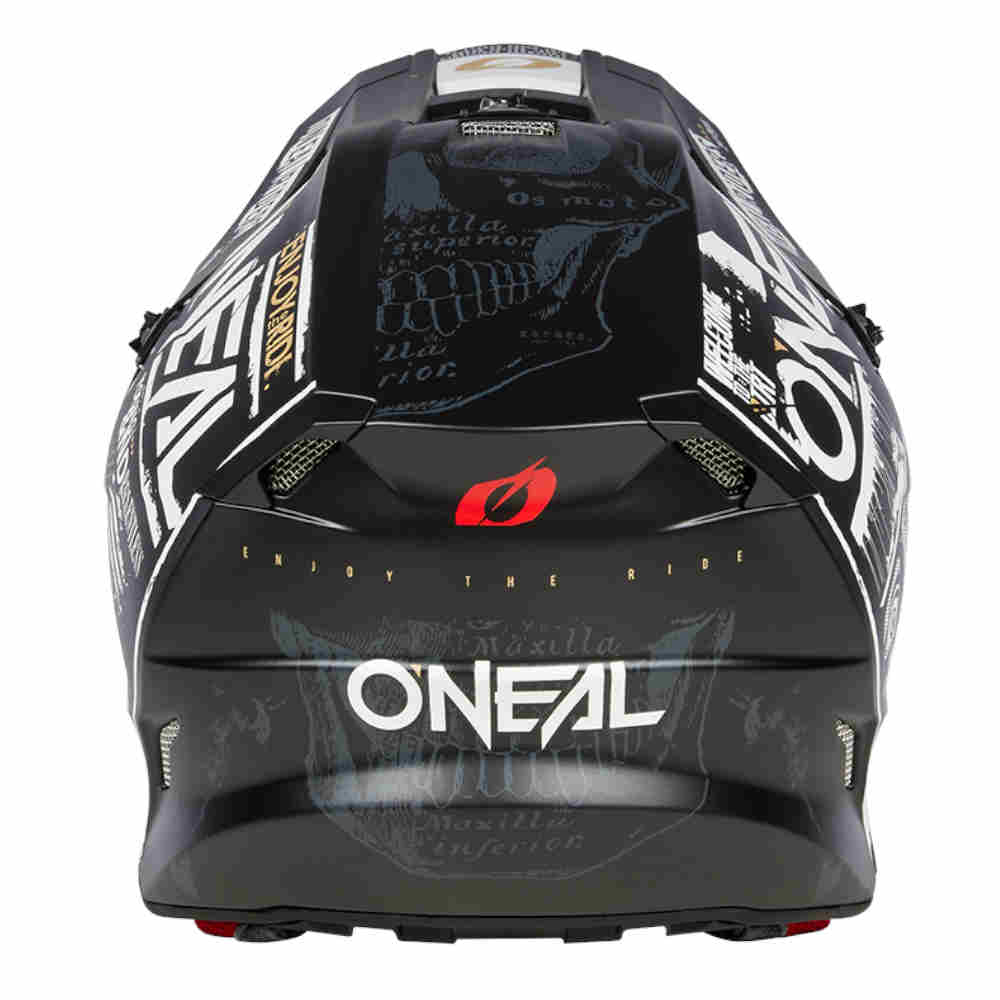 ONEAL 5 SRS Polyacrylite Motocross Helm Attack V.23 schwarz weiss