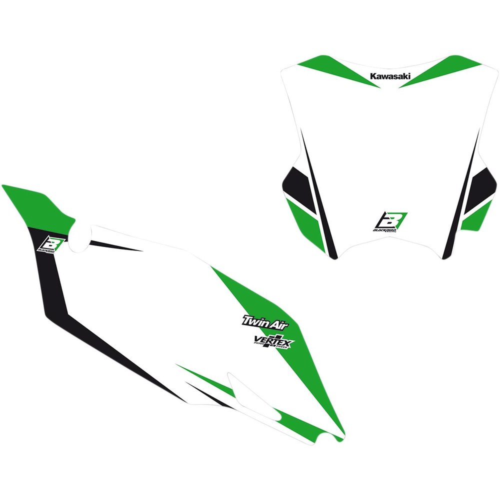 BLACKBIRD RACING Vorgeschnittene Dream 4 Nummerntafeln mit Dekorsatz KXF