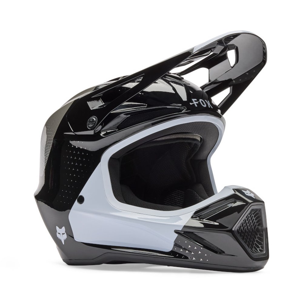 FOX V3 TINE Motocross Helm Schwarz