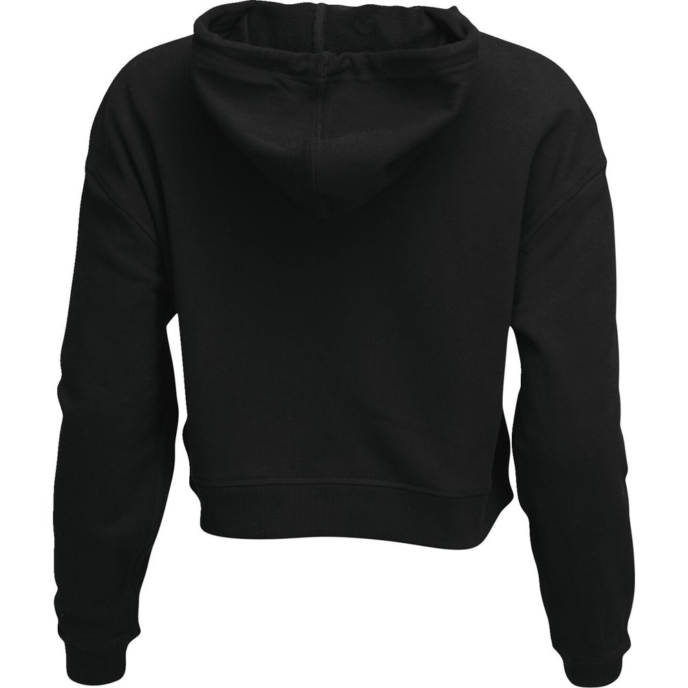 THOR Kapuzen Pullover Hoodie Women Crop Noise schwarz