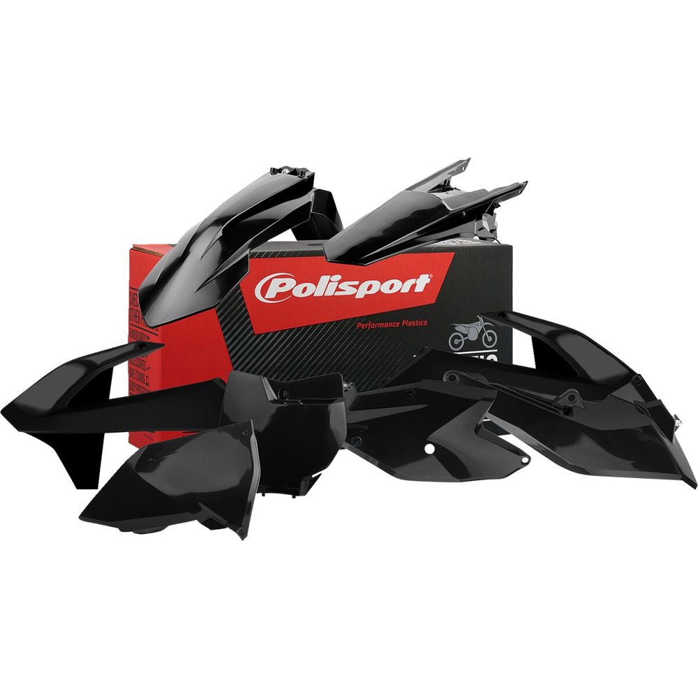 POLISPORT Komplettes Karosserie-Verkleidungs-Kit passend für KTM passend für KTM SX SX-F 16-18 schwarz