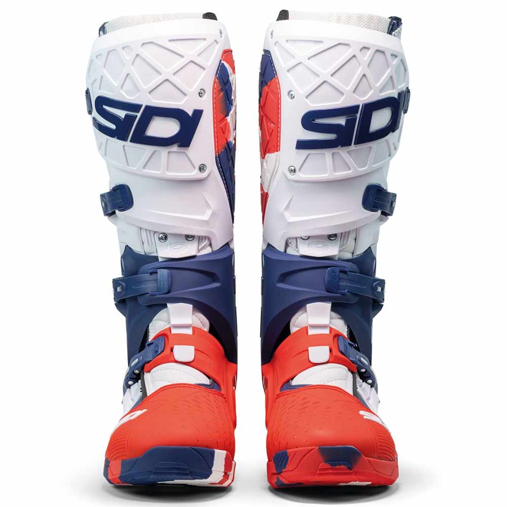 SIDI Crossfire X Motocross Stiefel weiss navy rot