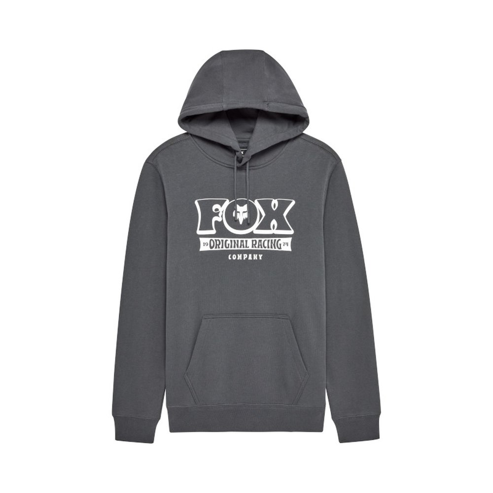FOX BANNER FLEECE PO Hoodie Kapuzen Pullover Dark Shadow