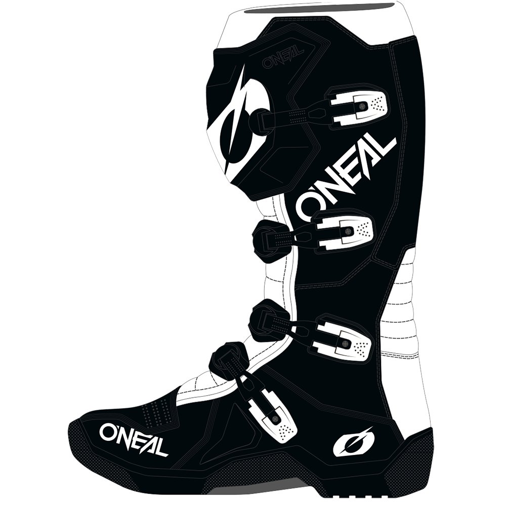 ONEAL 3SRS Motocross Stiefel schwarz/weiss