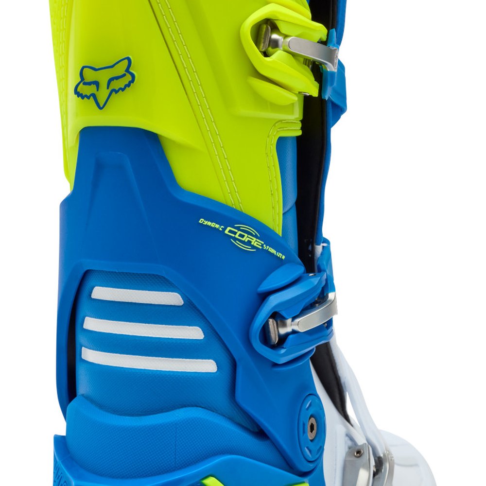 FOX MOTION BOOT Motocross Stiefel Blau/Gelb