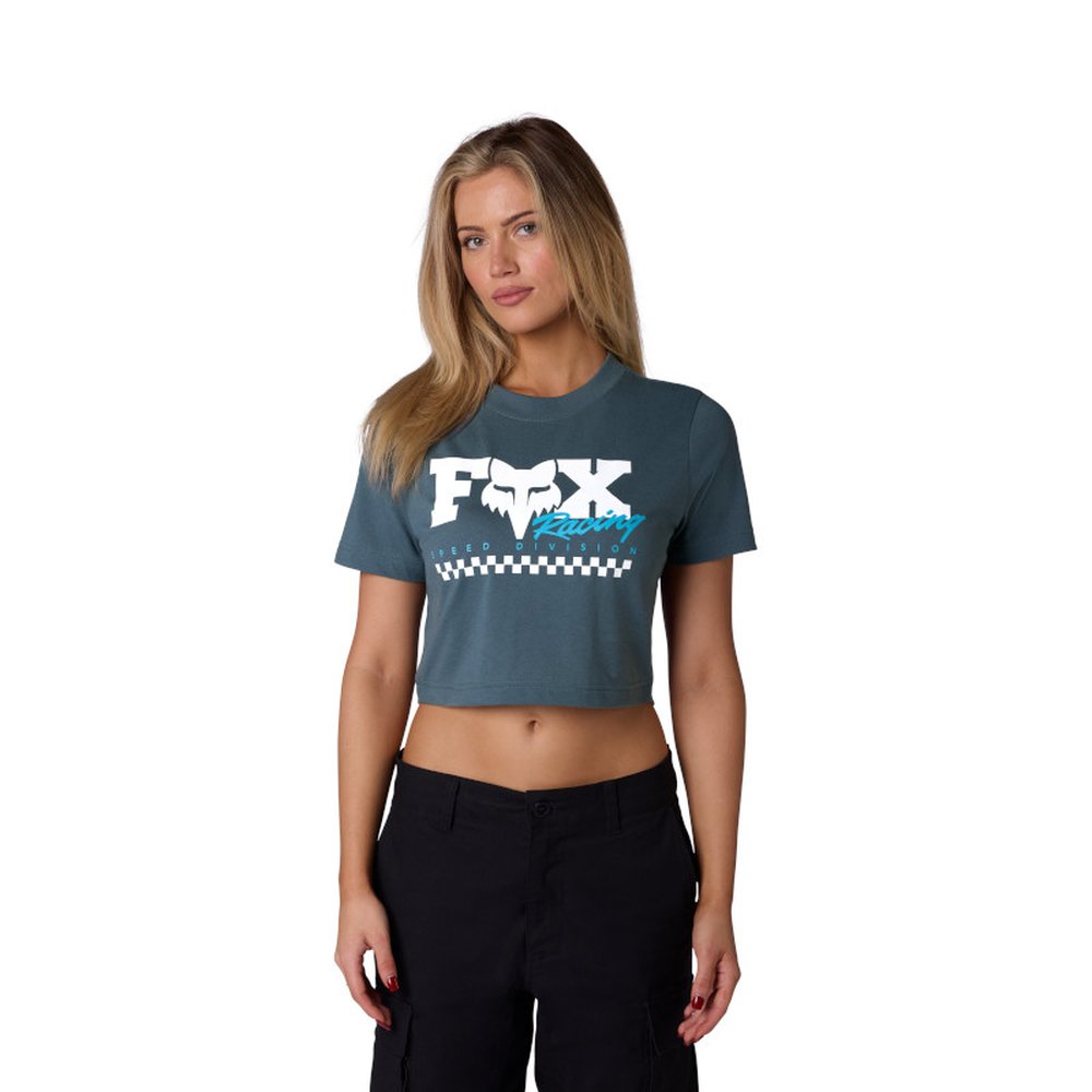 FOX W CHECKER SS BABY T-Shirt für Frauen Deep Cobalt