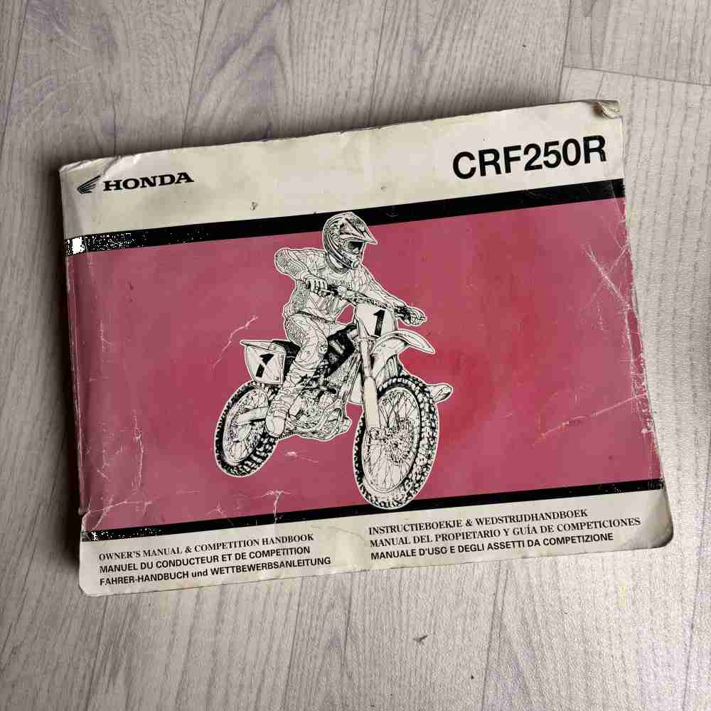 HONDA CRF 250 R 2006 00X3R-KRN-6000 Motorrad-Handbuch gebraucht
