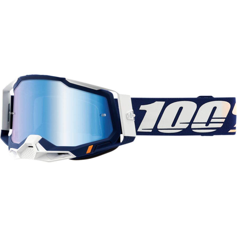 100% Racecraft 2 Concordia MX MTB Brille blau verspiegelt