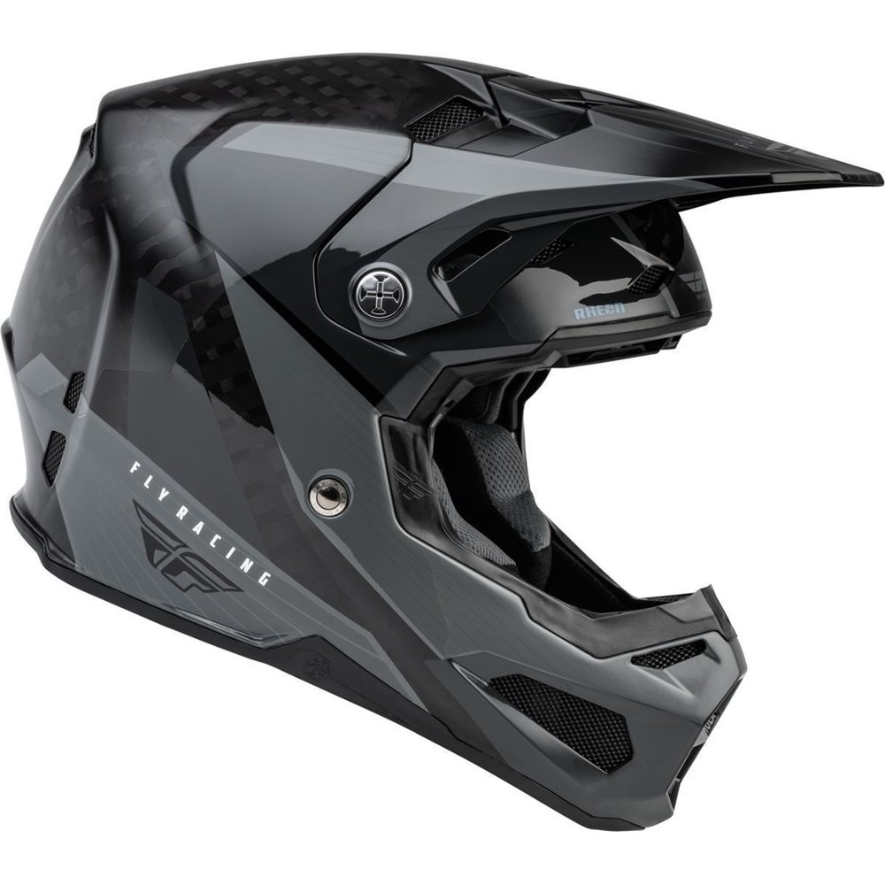 FLY Formula Prime Carbon Motocross Helm grau