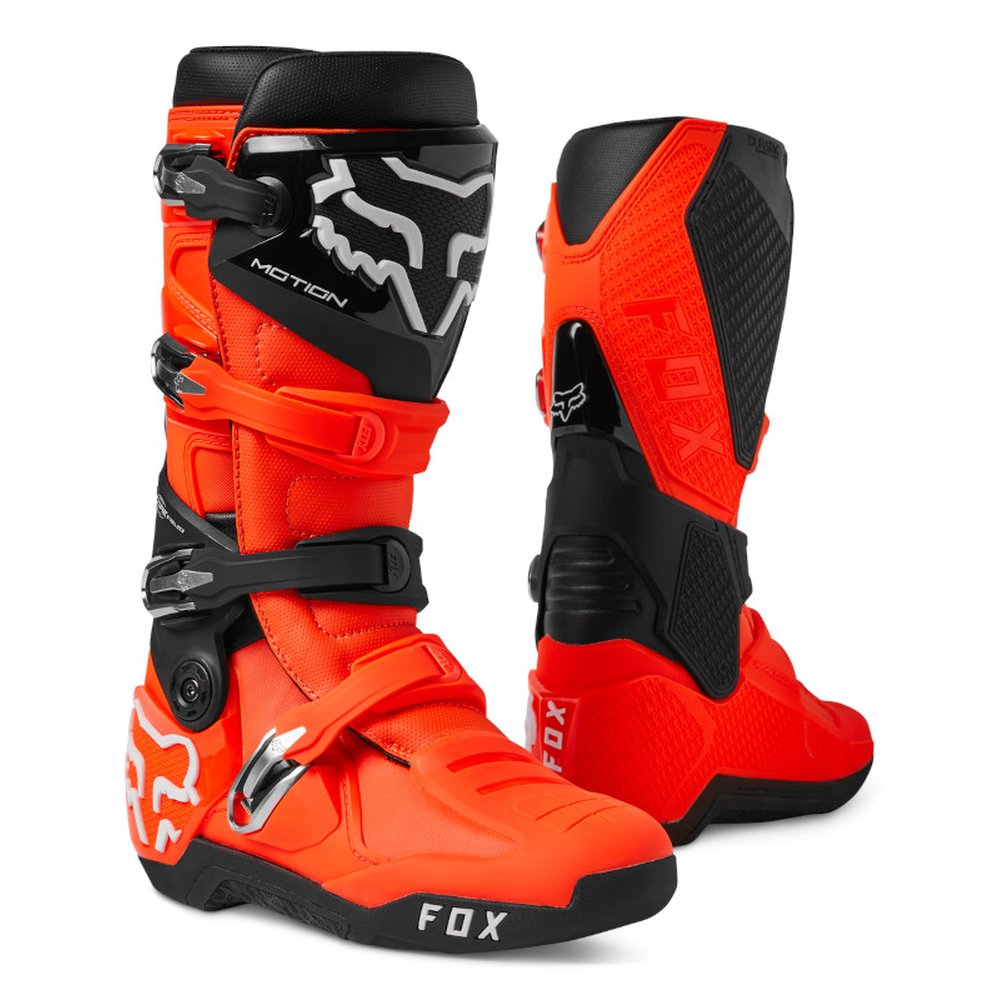 FOX MOTION BOOT Motocross Stiefel Neon Orange